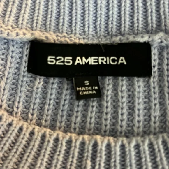 525 America 100% cotton essential sweater size S - Picture 10 of 11